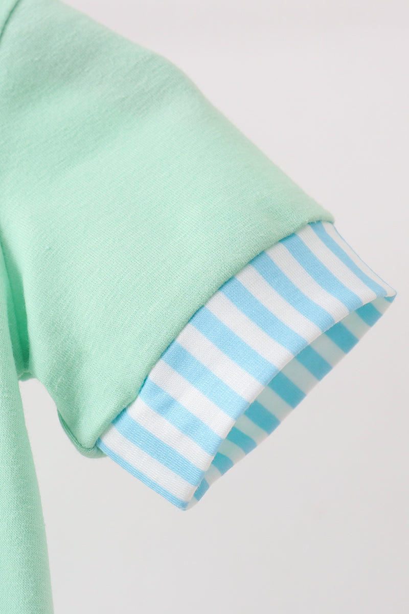 Green Castle Applique Bubble